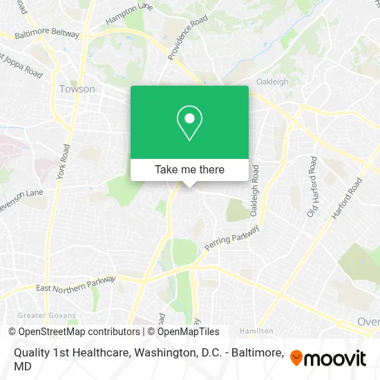 Quality 1st Healthcare map