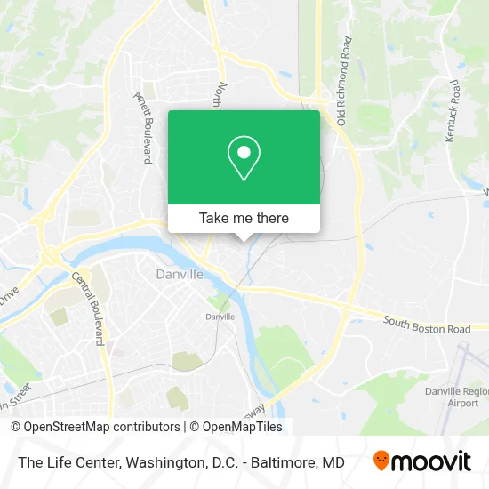 The Life Center map