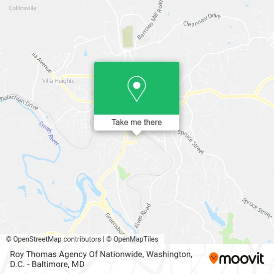 Roy Thomas Agency Of Nationwide map