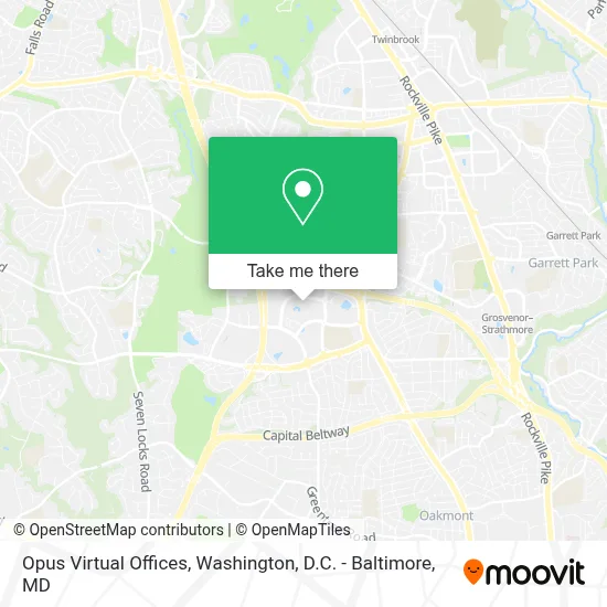 Opus Virtual Offices map