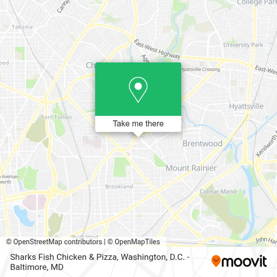Sharks Fish Chicken & Pizza map