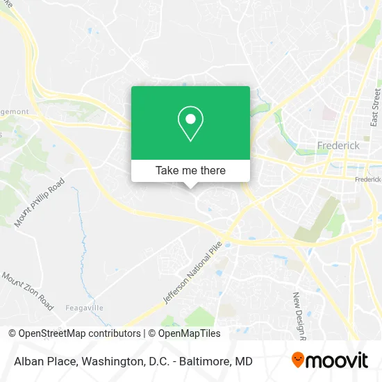 Alban Place map