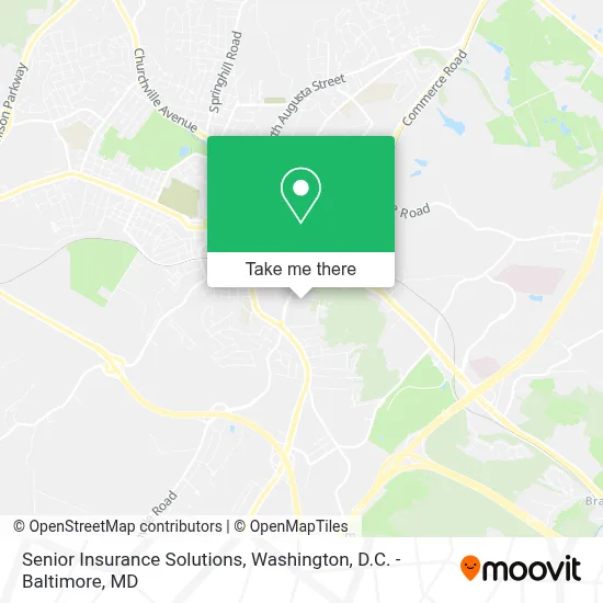 Senior Insurance Solutions map
