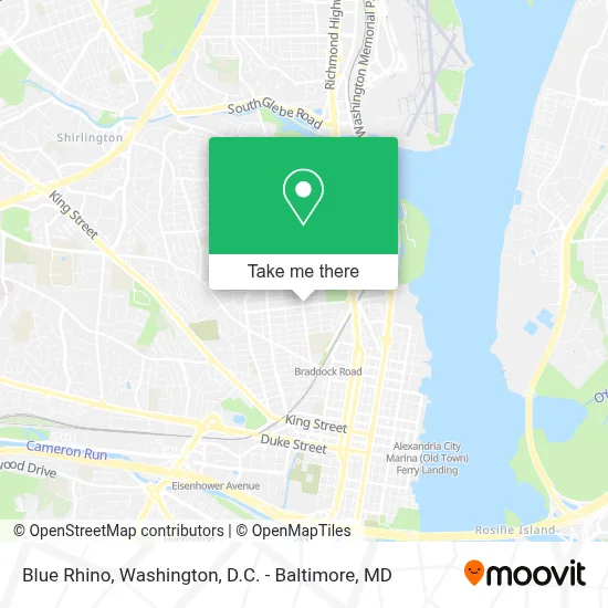 Blue Rhino map