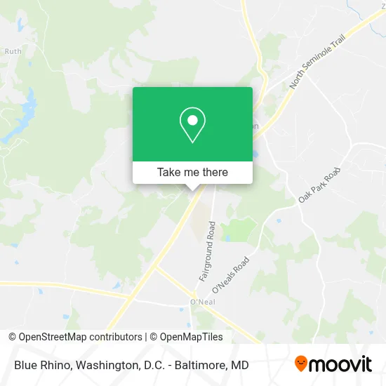 Blue Rhino map