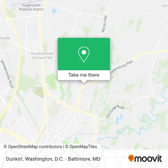 Dunkin' map