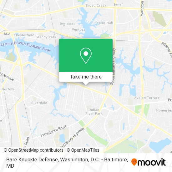 Bare Knuckle Defense map