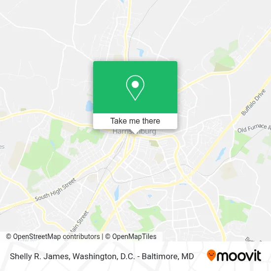 Shelly R. James map