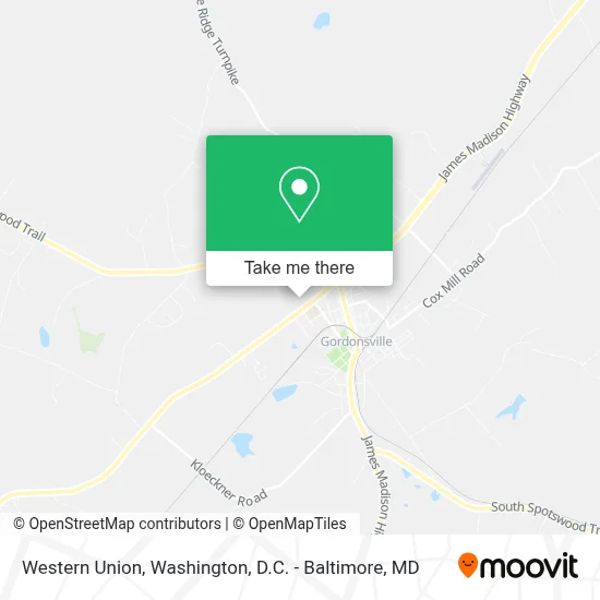 Western Union map