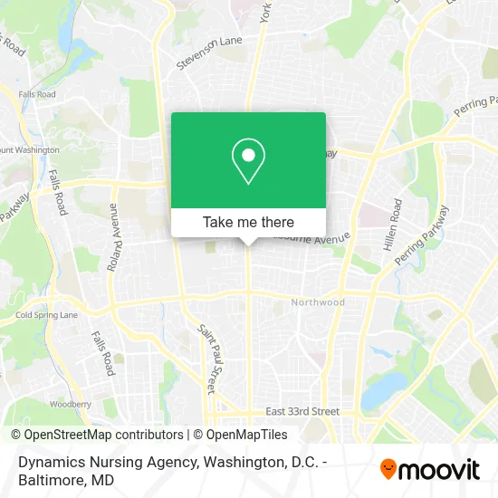 Dynamics Nursing Agency map