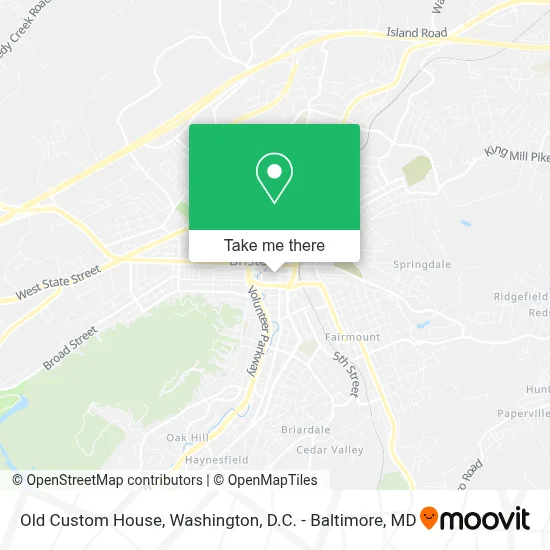 Old Custom House map