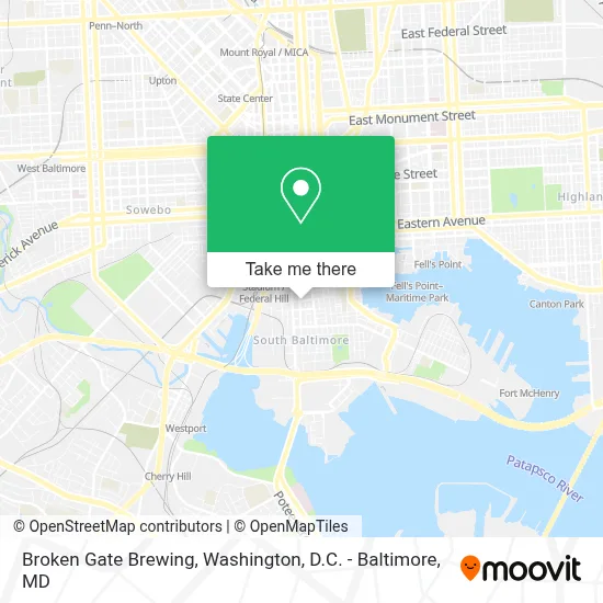 Broken Gate Brewing map