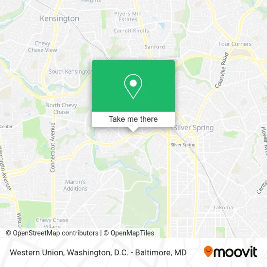 Western Union map
