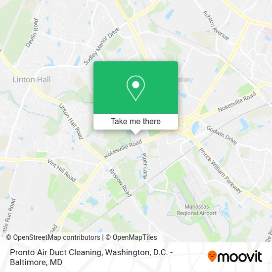 Pronto Air Duct Cleaning map