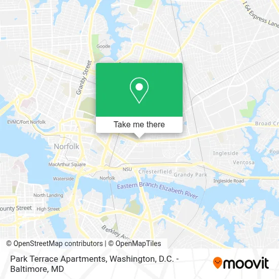 Park Terrace Apartments map
