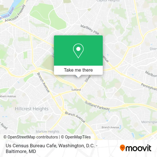 Us Census Bureau Cafe map