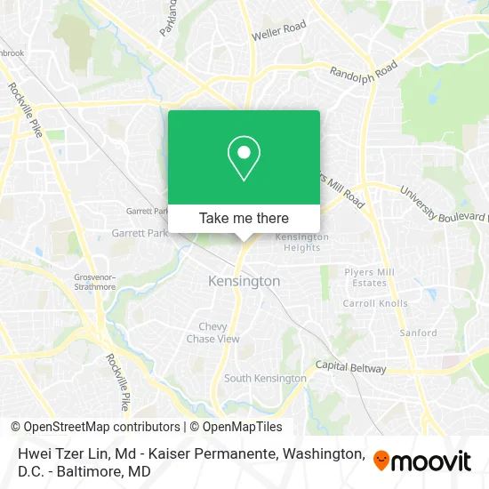 Hwei Tzer Lin, Md - Kaiser Permanente map