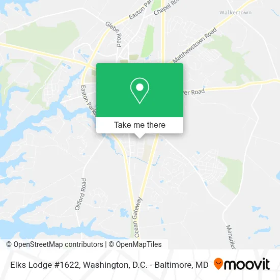 Elks Lodge #1622 map
