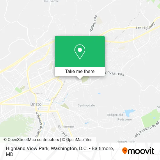 Highland View Park map