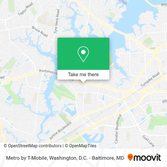 Metro by T-Mobile map