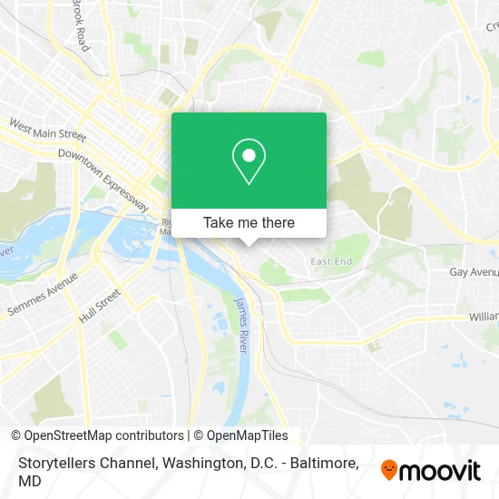 Storytellers Channel map