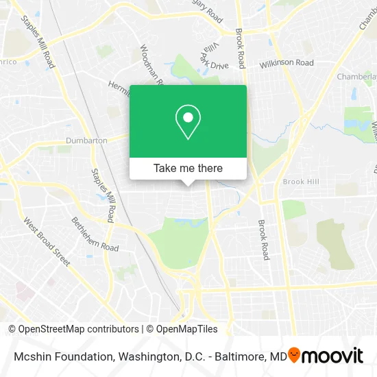 Mcshin Foundation map
