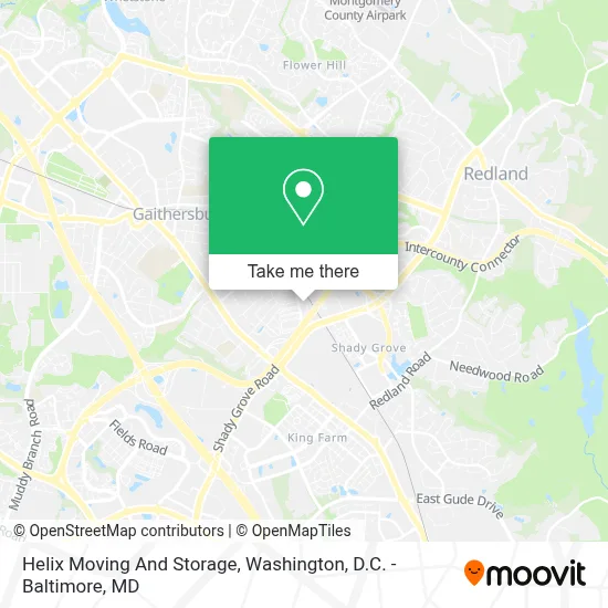 Helix Moving And Storage map