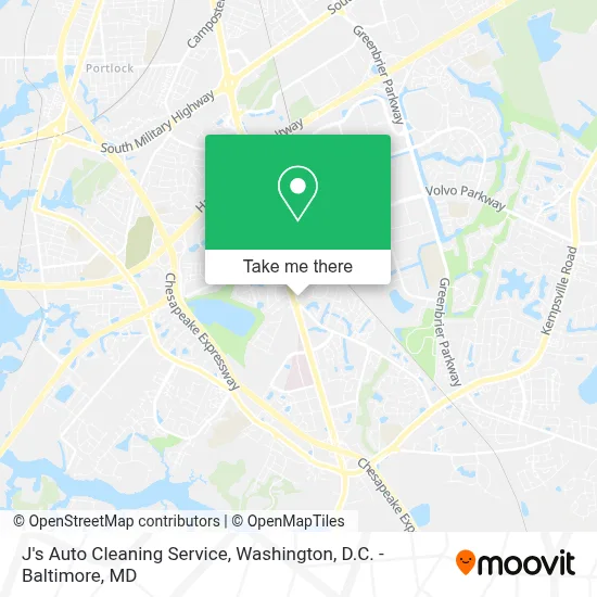 J's Auto Cleaning Service map