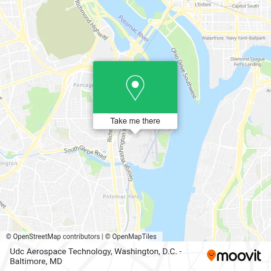 Udc Aerospace Technology map