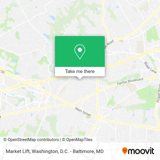 Market Lift map