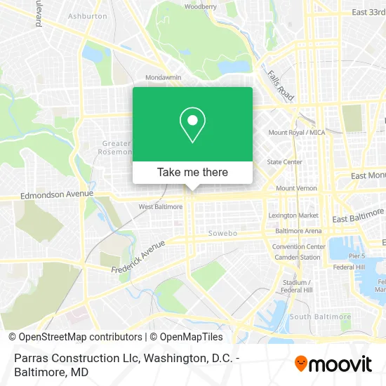 Parras Construction Llc map