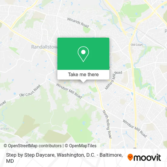 Step by Step Daycare map