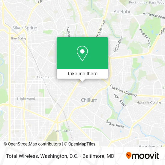 Total Wireless map