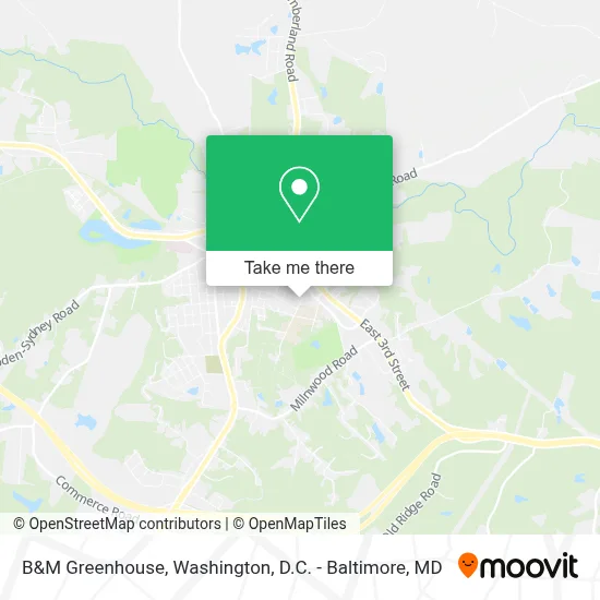 B&M Greenhouse map