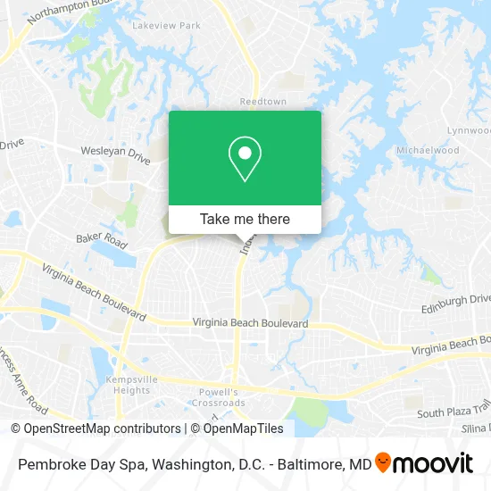Pembroke Day Spa map