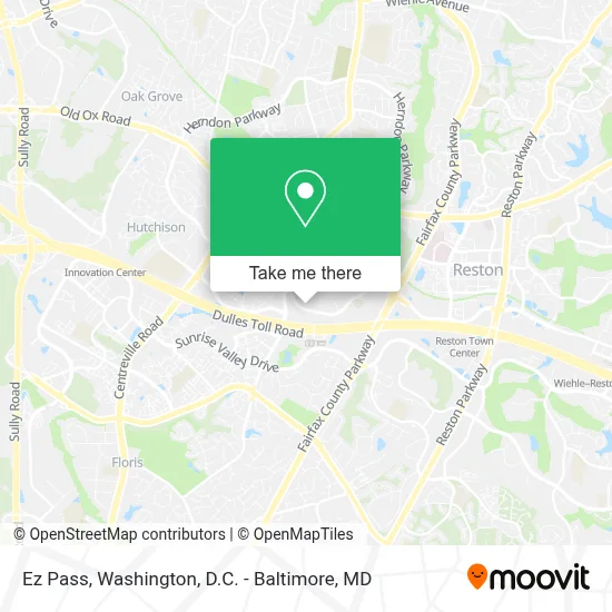 Ez Pass map