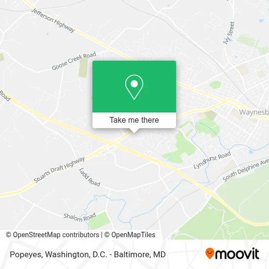 Popeyes map