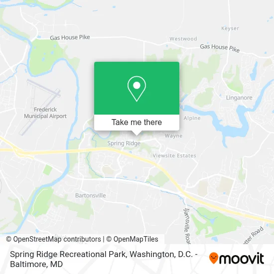 Spring Ridge Recreational Park map