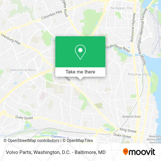 Volvo Parts map