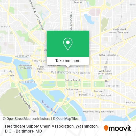 Healthcare Supply Chain Association map