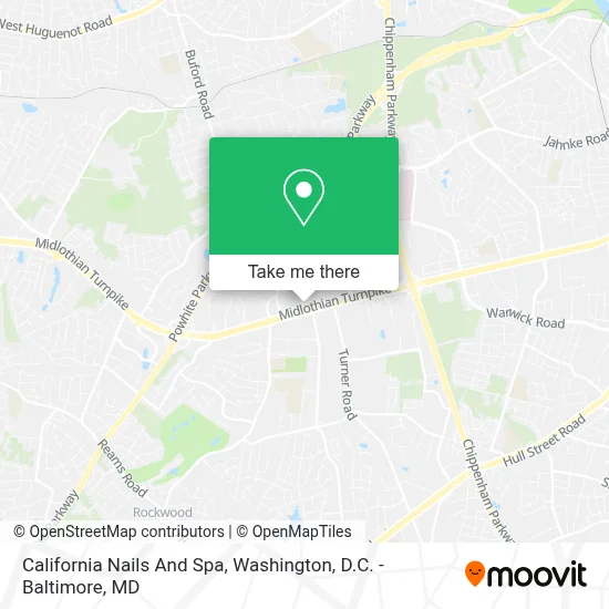 California Nails And Spa map