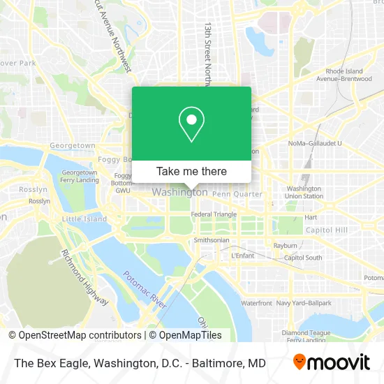 The Bex Eagle map