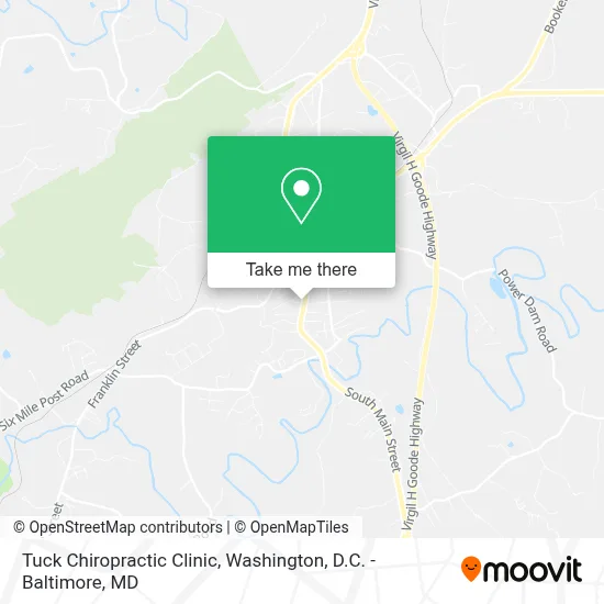 Tuck Chiropractic Clinic map
