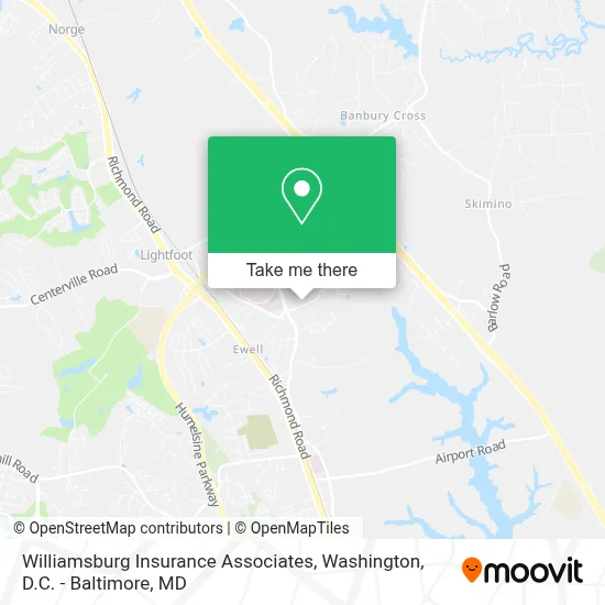 Williamsburg Insurance Associates map