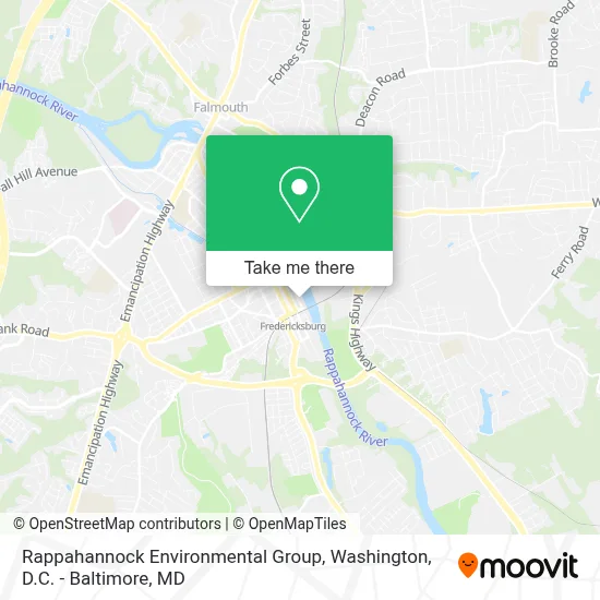 Rappahannock Environmental Group map