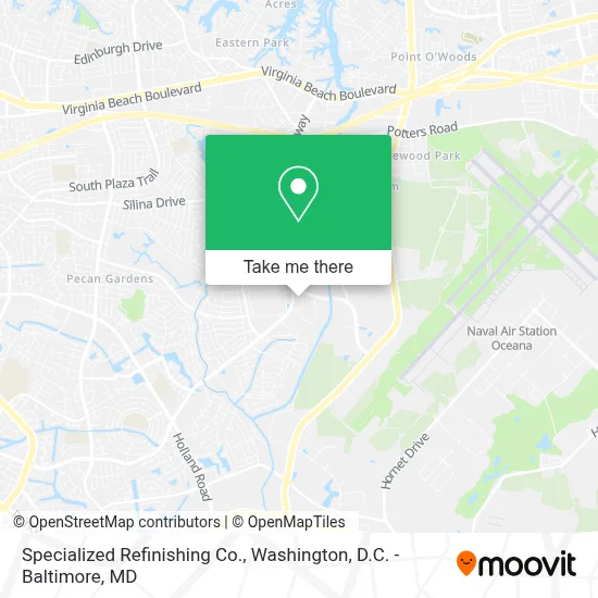 Specialized Refinishing Co. map