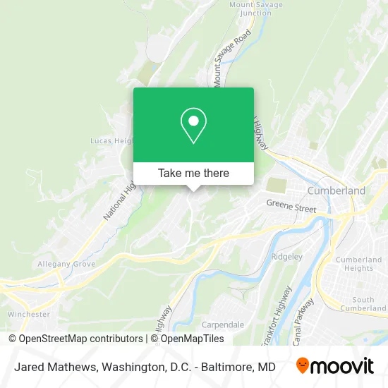 Jared Mathews map