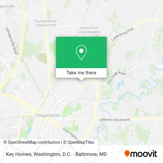 Key Homes map