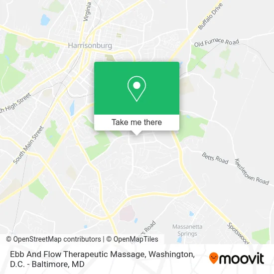 Ebb And Flow Therapeutic Massage map