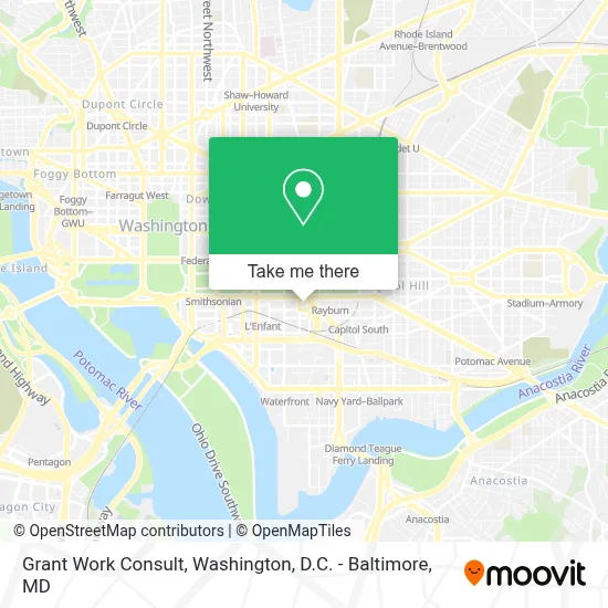 Grant Work Consult map